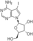 structure of CAS# 24386-93-4, 5-Iodotubercidin