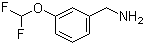 3-(Difluoromethoxy)benzylamine molecular structure (CAS 244022-71-7)