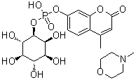 CAS 登录号：244145-23-1, myo-肌醇 1-(4-甲基-2-氧代-2H-1-苯并吡喃-7-基磷酸氢酯)与4-甲基吗啉的化合物