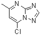 structure of CAS# 24415-66-5, 7-Chloro-5-methyl[1,2,4]triazolo[1,5-a]pyrimidine