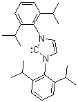 structure of CAS# 244187-81-3, N,N'-Bis(2,6-diisopropylphenyl)imidazol-2-ylidene
