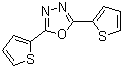 structure of CAS# 24447-14-1, 2,5-Di-2-thienyl-1,3,4-oxadiazole