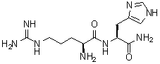 CAS 登录号：244765-93-3, L-精氨酰-L-组胺酰胺