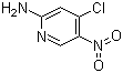 structure of CAS# 24484-96-6, 4-氯-5-硝基-2-吡啶胺
