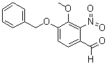 structure of CAS# 2450-27-3, 4-(Benzyloxy)-3-methoxy-2-nitrobenzaldehyde