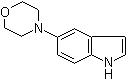 structure of CAS# 245117-16-2, 5-(4-Morpholinyl)-1H-indole