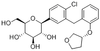 CAS # 2452301-30-1, Empagliflozin ortho isomer, (2S,3R,4R,5S,6R)-2-[4-chloro-3-[[2-[(3R)-oxolan-3-yl]oxyphenyl]methyl]phenyl]-6-(hydroxymethyl)oxane-3,4,5-triol