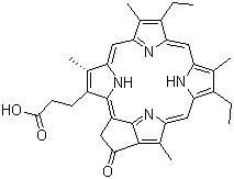 structure of CAS# 24533-72-0, 焦脱镁叶绿酸-alpha