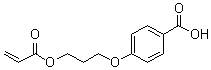 structure of CAS# 245349-46-6, 4-[3-(丙烯酰氧基)丙氧基]苯甲酸