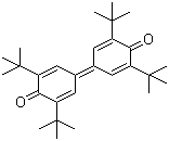 CAS # 2455-14-3, 3,3',5,5'-Tetra-tert-butyldiphenoquinone, 3,3',5,5'-Tetra-tert-butyl-4,4'-dibenzoquinone