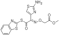CAS # 246035-38-1, (S)-2-Benzothiazolyl (Z)-2-(2-aminothiazole-4-yl)-2-methoxycarbonylmethoxyiminothioacetate