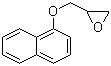 structure of CAS# 2461-42-9, 2-[(1-Naphthyloxy)methyl]oxirane