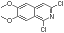 structure of CAS# 24623-42-5, 1,3-二氯-6,7-二甲氧基异喹啉