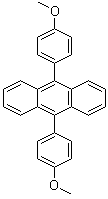 structure of CAS# 24672-76-2, 9,10-Bis(4-methoxyphenyl)anthracene