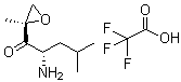 CAS # 247068-85-5, (2S)-2-Amino-4-methyl-1-[(2R)-2-methyloxiranyl]-1-pentanone trifluoroacetate