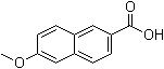 structure of CAS# 2471-70-7, 6-甲氧基萘-2-羧酸