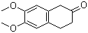 structure of CAS# 2472-13-1, 6,7-二甲氧基-3,4-二氢-1H-2-萘酮