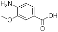 structure of CAS# 2486-69-3, 4-氨基-3-甲氧基苯甲酸