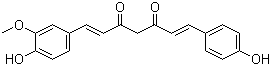 structure of CAS# 24939-17-1, 去甲氧基姜黄素