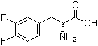 structure of CAS# 249648-08-6, 3,4-二氟-D-苯丙氨酸