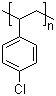 Poly(4-chlorostyrene) molecular structure (CAS 24991-47-7)
