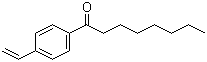 structure of CAS# 24993-87-1, 4-辛酰基-1-苯乙烯