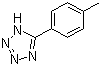structure of CAS# 24994-04-5, 5-(4-Methylphenyl)-1H-tetrazole
