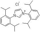 structure of CAS# 250285-32-6, 1,3-Bis(2,6-diisopropylphenyl)imidazolium chloride