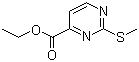 structure of CAS# 250726-39-7, Ethyl 2-(methylthio)pyrimidine-4-carboxylate