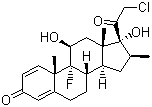 CAS 登录号：25122-41-2, 氯倍他索
