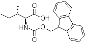 structure of CAS# 251316-98-0, N-芴甲氧羰基-L-别异亮氨酸