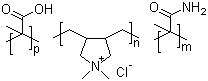 CAS 登录号：25136-75-8, 聚季铵盐-39, 二甲基二烯丙基氯化铵-丙烯酰胺-丙烯酸共聚物