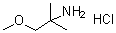 structure of CAS# 251660-96-5, 1-Methoxy-2-methylpropan-2-amine hydrochloride