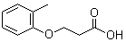 structure of CAS# 25173-35-7, 3-(2-Methylphenoxy)propanoic acid