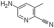 structure of CAS# 252056-70-5, 2-氰基-3-甲基-5-氨基吡啶