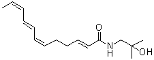 CAS # 252193-26-3, Hydroxy-epsilon-sanshool, (2E,6Z,8E,10Z)-N-(2-Hydroxy-2-methylpropyl)-2,6,8,10-dodecatetraenamide