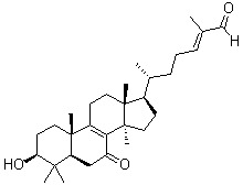 CAS # 252351-96-5, Lucialdehyde C, (3beta,24E)-3-Hydroxy-7-oxo-lanosta-8,24-dien-26-al, Lucidal
