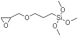structure of CAS# 2530-83-8, 3-Glycidoxypropyltrimethoxysilane
