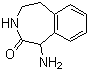 structure of CAS# 253185-43-2, 1-Amino-1,3,4,5-tetrahydro-2H-3-benzazepin-2-one