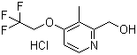 CAS 登录号：253345-80-1, 2-羟甲基-3-甲基-4-(2,2,2-三氟乙氧基)吡啶盐酸盐