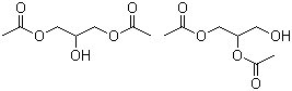 structure of CAS# 25395-31-7, 二乙酸甘油酯
