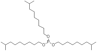 CAS 登录号：25448-25-3, 三异癸基亚磷酸酯