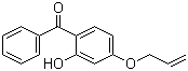 structure of CAS# 2549-87-3, 4-Allyloxy-2-hydroxybenzophenone