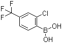 structure of CAS# 254993-59-4, 2-Chloro-4-trifluoromethylphenylboronic acid