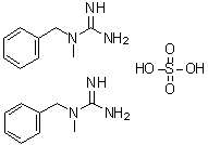 CAS 登录号：2551-64-6, N-苄基-N-甲基胍半硫酸盐