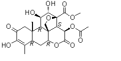 Bruceine B molecular structure (CAS 25514-29-8)