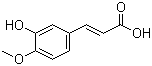 CAS # 25522-33-2, Isoferulic acid, (E)-3-(3-hydroxy-4-methoxyphenyl)prop-2-enoic acid