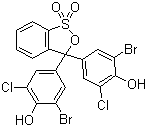 structure of CAS# 2553-71-1, Bromochlorophenol Blue