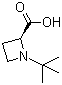 CAS 登录号：255883-03-5, (2S)-1-叔丁基-2-氮杂环丁烷羧酸
