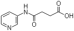 structure of CAS# 25604-13-1, N-(3-吡啶基)丁酰胺酸